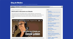 Desktop Screenshot of blocdemedios.blogspot.com