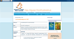 Desktop Screenshot of heaalgusekoolituskeskus.blogspot.com
