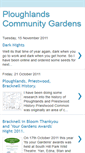 Mobile Screenshot of ploughlandscommunitygardens.blogspot.com
