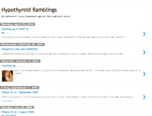 Tablet Screenshot of hypothyroid-ramblings.blogspot.com