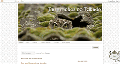 Desktop Screenshot of passarinhosnotelhado.blogspot.com