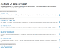 Tablet Screenshot of corrupcionenchile.blogspot.com