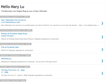 Tablet Screenshot of hellomarylu.blogspot.com