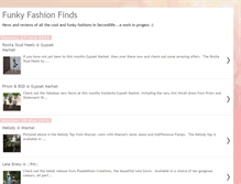 Tablet Screenshot of funkyfashionfinds.blogspot.com