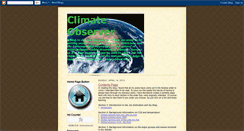 Desktop Screenshot of climateobserver.blogspot.com