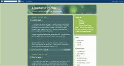 Desktop Screenshot of a-teachers-first-year.blogspot.com