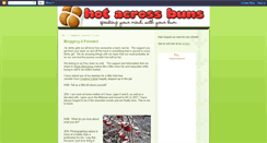 Desktop Screenshot of hotacrossbuns.blogspot.com
