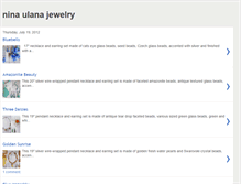 Tablet Screenshot of ninaulanajewelry.blogspot.com