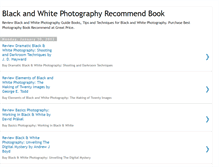 Tablet Screenshot of blackandwhitephotographybook.blogspot.com