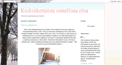 Desktop Screenshot of keskinkertaistaonnellistaeloa.blogspot.com