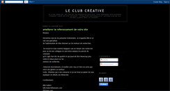 Desktop Screenshot of le-club-creative.blogspot.com