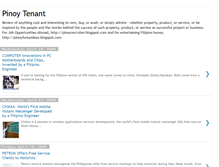 Tablet Screenshot of pinoytenant.blogspot.com