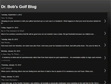 Tablet Screenshot of drbobsgolfblog.blogspot.com