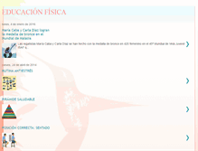 Tablet Screenshot of educacionfisicaactual.blogspot.com