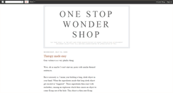 Desktop Screenshot of onestopwondershop.blogspot.com