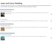 Tablet Screenshot of jasonandcaraswedding.blogspot.com