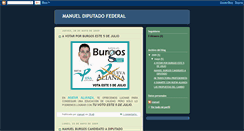 Desktop Screenshot of manueldiputadofederal.blogspot.com