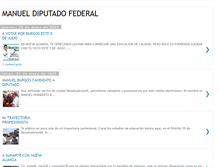 Tablet Screenshot of manueldiputadofederal.blogspot.com