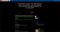 Desktop Screenshot of edouardmessenger.blogspot.com