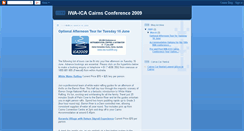Desktop Screenshot of iwa-ica-cairns-2009.blogspot.com
