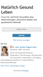 Mobile Screenshot of naturlichgesund.blogspot.com