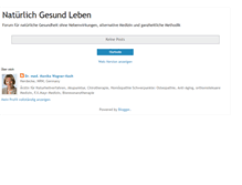 Tablet Screenshot of naturlichgesund.blogspot.com