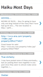 Mobile Screenshot of haikumostdays.blogspot.com