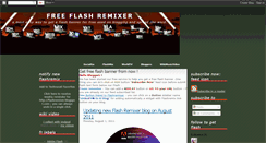 Desktop Screenshot of flashremixer.blogspot.com