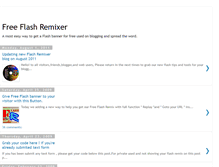 Tablet Screenshot of flashremixer.blogspot.com