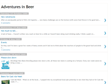 Tablet Screenshot of beeradventurer.blogspot.com