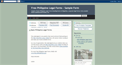 Desktop Screenshot of philippinelegalform.blogspot.com