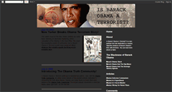 Desktop Screenshot of isbarackobamaaterrorist.blogspot.com