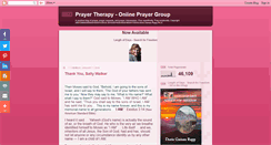 Desktop Screenshot of prayertherapyrapp.blogspot.com