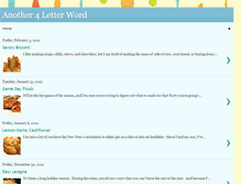 Tablet Screenshot of 4letters-food.blogspot.com