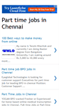 Mobile Screenshot of parttimejobs-chennai.blogspot.com