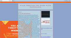 Desktop Screenshot of pastorblystonesr.blogspot.com