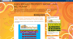 Desktop Screenshot of brokerpropertybatam.blogspot.com