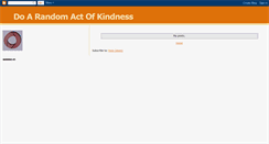Desktop Screenshot of doarandomactofkindness.blogspot.com