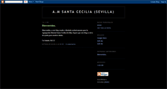 Desktop Screenshot of amsantacecilia.blogspot.com