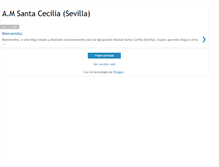 Tablet Screenshot of amsantacecilia.blogspot.com