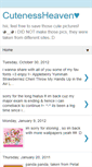 Mobile Screenshot of cuteness-heaven.blogspot.com