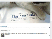 Tablet Screenshot of kittykittycrafts.blogspot.com