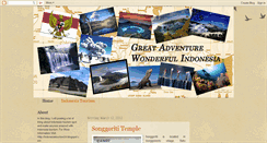Desktop Screenshot of greatadventureindonesia.blogspot.com