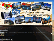 Tablet Screenshot of greatadventureindonesia.blogspot.com