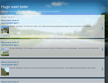 Tablet Screenshot of hugoweetbeter.blogspot.com