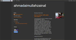 Desktop Screenshot of ahmadaimullahzainal1990.blogspot.com