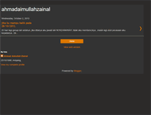 Tablet Screenshot of ahmadaimullahzainal1990.blogspot.com