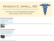 Tablet Screenshot of kennethappellmd2.blogspot.com