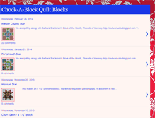 Tablet Screenshot of chock-a-blockquiltblocks.blogspot.com