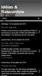 Mobile Screenshot of ideiaerascunhos.blogspot.com